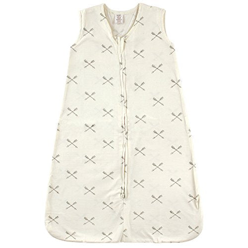 Touched by Nature Unisex Baby Organic Cotton Sleeveless Wearable Sleeping Bag, Sack, Blanket, Arrow, 6-12 Months - color: Arrow, size: 6-12 Months