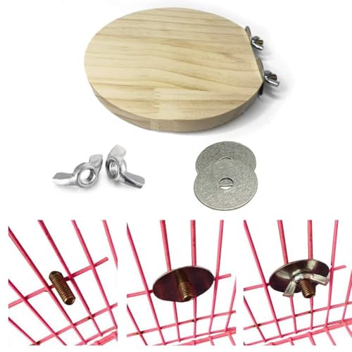 Hamiledyi Wooden Hamster Cage Platform Set 4Pcs Bird Wood Platform Hamster Rat Gerbil Mice Cage Accessories Platform Wood Perch Stand Board Habitat for Syrian Dwarf Hamsters Small Animals