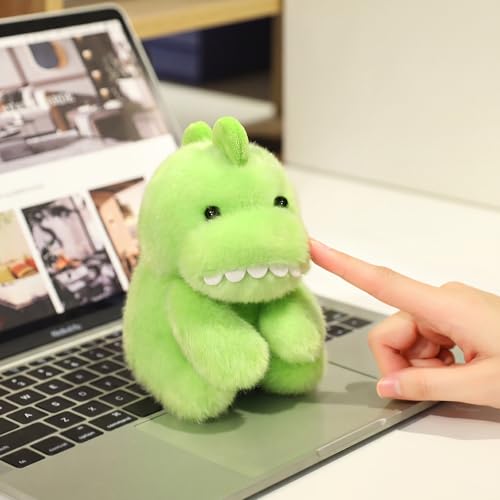 Ditucu Palm-Sized Dinosaur Stuffed Animals Cute Soft Dino Plush Doll Small Plushies Toys Gifts for Kids Green 6 inch - style: Dinosaur B