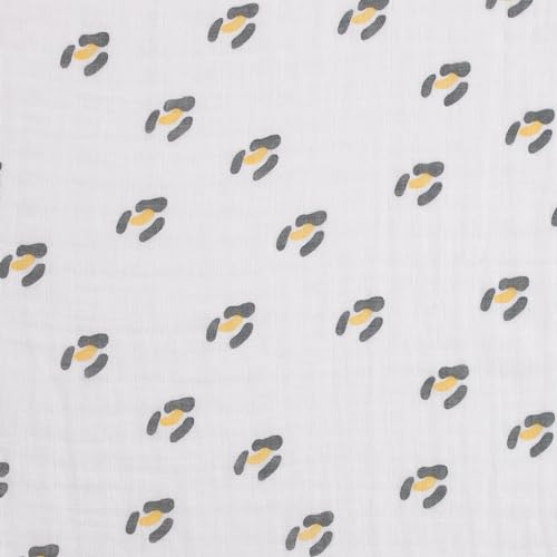 Disney Lion King 3 Piece Muslin Baby Swaddle Blanket Set 44x44 100% Cotton White - color: Lion King Sage