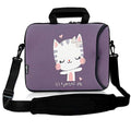 10 inch Messenger Bag Carrying Case Sleeve with Handle Accessory Pocket Fits 7 to 10-Inch Laptops/Notebook/ebooks/Kids Tablet/Pad (7-10.2 inch, Cute Cat) - color: Cute Cat, size: 7-10.2 inch
