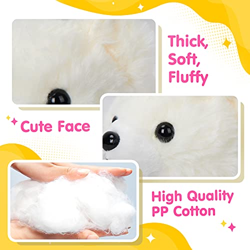 BSTAOFY Light up Polar Bear Stuffed Animal LED Night Light Soft Plush Toy Glow Gift for Kids on Christmas Birthday, 11'', White - color: Polar Bear