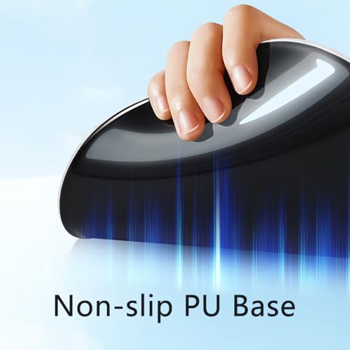 Ergonomic Mouse Pad with Wrist Rest, Gel Wrist Support Mousepad, Pain Relief Laptop Computer Mouse Pad, Non-Slip Mouse Pads for Office & Home (Blue) - color: Blue