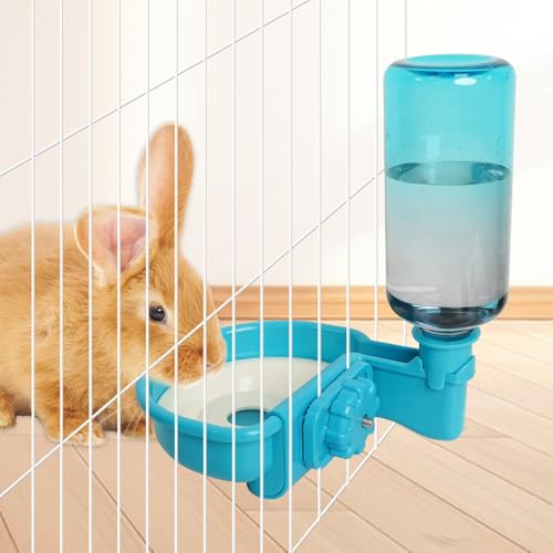 VANNON 16 oz Gravity Pet Water Bowl, Anti-Splash Dispenser, Gradient Blue | Anti-splash gravity water bowl with a floating disk helps reduce spills while keeping water cleaner for everyday hydration. - color: F-Gradient Blue, size: 16oz