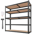 REIBII 40" W Storage Shelves,2500LBS Heavy Duty Garage Shelving for Basment | Adjustable Metal Shelving,Pantry Shelf for Spaces Basement,Warehouse,Closet,Storage Room,Library Or Offices,2500LBS - size: 20"D x 40"W x 72"H