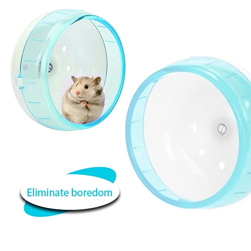 Silent Hamster Wheel 4.7 Inch Small Animal Running Exercise Wheel | Quiet non-slip design with smooth rotation, ideal for hamsters and small pets to enjoy daily exercise at home.