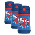 THERMOS Vacuum Insulated Stainless Steel 10oz Straw Bottle, Spidey and His Amazing (Pack of 3) - color: Spidey and His Amazing, size: 10 Ounces (Pack of 3)