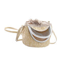 Portable Hamster Carrier with Ventilated Gauze Small Pet Carry-Out Bag Lightweight Straw-Woven Design for Outdoor Travel 5.51X5.51X4.72In