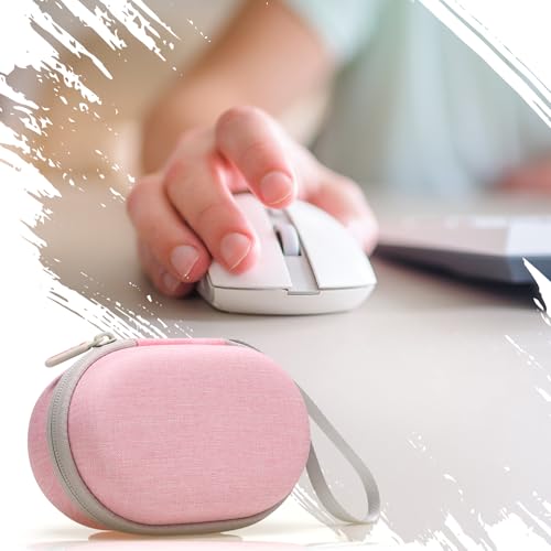 XANAD Mouse Case for Logitech/Razer/Apple/HP Mouses,for Logitech G502 / G305 / G502 Hero / G502 X Plus / G502 X/G PRO/G PRO X or Razer Deathadder V2 X / V2 Pro / V3 & Viper V2 Pro / V3 Mouse(Pink) - color: Pink