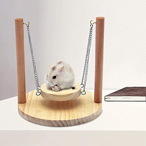 Litewoo Hamster Hideout Chewable Toys Wooden Accessories—— Swing - color: Swing