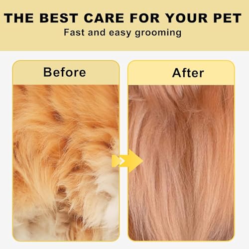Matt Splitters Tool – Effective Mat Remover and De-matting Comb for Long-Haired Dogs, Cats, Rabbits – Regular 12+23 Teeth Design - size: 12+23 Teeth