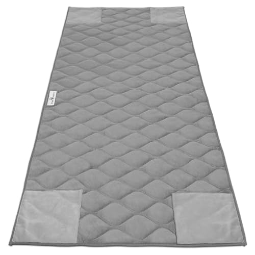 Paw Inspired PopCorner Washable Fleece Cage Liners, C&C 2x5, Gray | Reinforced Corners, Super Absorbent Mat, Bedding, Waterproof Bottom, Guinea Pigs, Ferrets, Rabbits, Hamsters, Small Animals