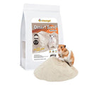 Niteangel Hamster Desert Bath Sand | No-Dust Bath or Potty Litter for Hamsters, Chinchillas, Gerbils, Mice, Degus and Other Small Pets (Desert Sand & Zeolite Particles, 2.5LB/40oz) | Helps Odor Control & Remove Excess Grease - Potty Litter Sand for Hamste