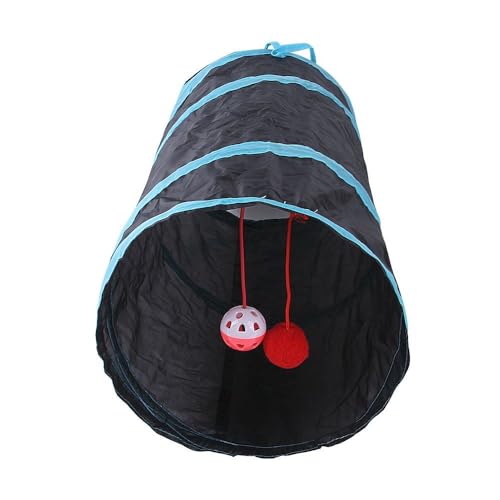 Cat Tunnels Indoors Cat Play Tunnel for Indoor Outdoor, Cat Tunnel Large Cat Toy Kitten Kitty Rabbt (2 Way)