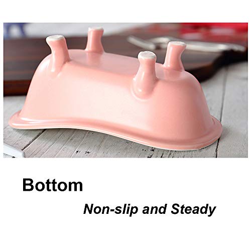 Summer Hamster Ceramic Bed Bathtub, Small Animal Ice Accessories Cage Hideout Toys，Bird Relax Habitat House, Sleep Pad Nest or Hamster, Food Bowl for Guinea Pigs/Squirrel/Chinchilla - color: Yellow