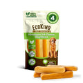 EcoKind Yak Cheese Himalayan Dog Chews, Yak Chews for Large Dogs, 4-5 Bones | 1 Lb, Long Lasting for Aggressive Chewers, Only 3 Ingredient Natural High Protein Dental Dog Treats, No Additives or Lactose