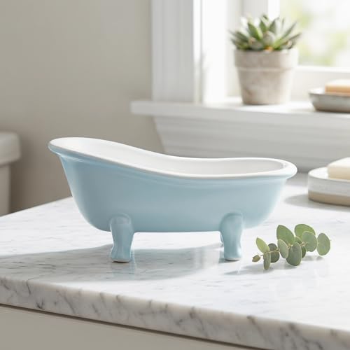 Abaodam Hamster Bathtub Ceramic Mini Bath Tub Small Pet Supplies Sand Bath Container for Hamster Chinchilla Cage Habitat Decor Smooth Surface Easy Clean 6.14 X 3.34 X 2.75 in