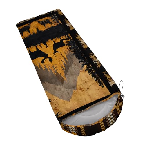 AILONEN Mermaid Scales Print Camping Sleeping Bag,Lightweight & Waterproof,3 Season Warm & Cool Weather,Portable Bags for Girls Women Travelling,Outdoors - color: H44