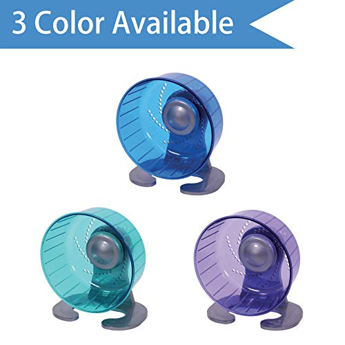 Hamster Exercise Wheel, Silent Spinner Hamster Running Wheels, Diameter 6.7 inch, Green - color: Green, size: 6.7 Inch