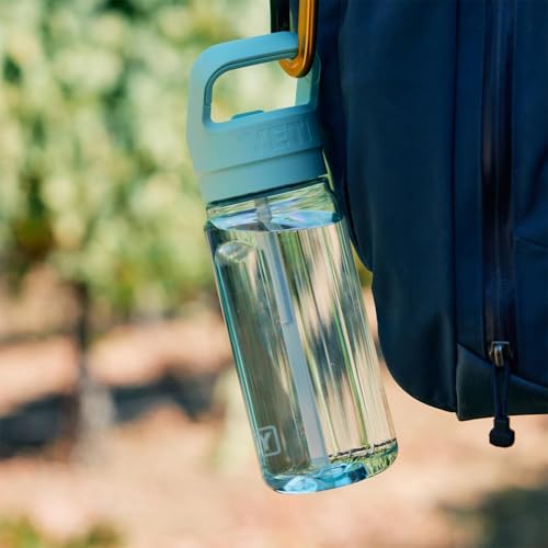 YETI Yonder 600 ml/20 oz Water Bottle with Yonder Straw Cap, Olive - color: Olive, size: 20 Ounces