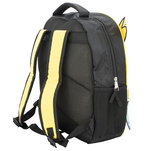 AI ACCESSORY INNOVATIONS Fortnite Peely Backpack for Boys & Girls, 16 Inch Nylon Twill Big Face Schoolbag W/Nana Zipper Pull, Yellow - style: Fortnite Peely