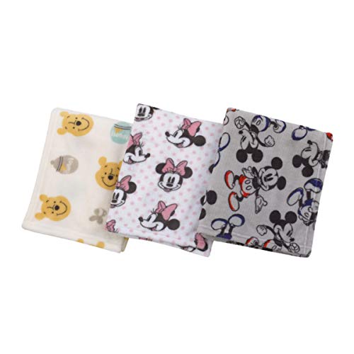 Disney Mickey Mouse - Grey, Navy & Red Super Soft Plush Baby Blanket, Grey, Nay, Red - color: Disney Mickey Mouse Grey, size: 30x36 Inch (Pack of 1)