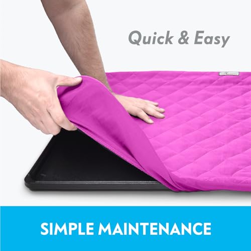 Paw Inspired Fitted Fleece Bottom Pan Liner for Critter Nation Cage, Pink | Tray Cover for Ferret Nation/Critter Nation Cage, For Ferrets, Rats, Chinchillas, Hedgehogs, Small Animals, Pets - color: Pink, size: Bottom Pan Liner