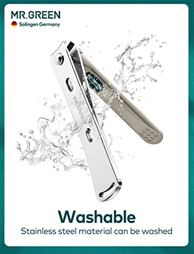 MR.GREEN Nail Clipper 4Pcs Set, Stainless Steel Manicure Pedicure Set, Medical Grade Grooming Kit with Travel Case Gift Box for Man & Woman - color: Mr-6105