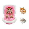 Hamster Car Seat with Adjustable Leash Clips on Vent Hamster Cage Accessories for Hamsters Gerbils Mice Hamsters Chair Small Animal Habitat Decor