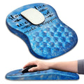 Hokafenle Ergonomic Mouse Pad Wrist Support with Massage Design, Wrist Rest Pain Relief Mousepad with Memory Foam&Non-Slip PU Base, Mouse Pads for Wireless Mouse & Desk (12x8 inch,Stay Positive) - color: HK034-Stay Positive