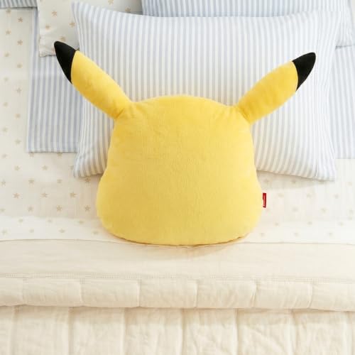 Pokemon Pikachu Kids Soft Plush 16" Cuddle Pillow, Officially Licensed, By Franco - color: Pokemon Pikachu