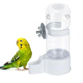 Automatic Bird Cage Water Dispenser, 4.73 oz Parakeet Water Feeder | Water Dispenser for Birds, 4.73 oz Tank, Gravity Flow Helps Reduce Mess, Rotating Cage Clip, Budgies Cockatiels Lovebirds - color: White, size: 1PCS Water Dispenser