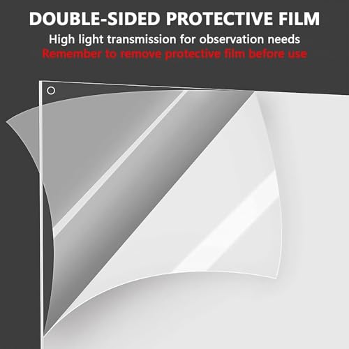 12 Pcs Pet Cage Liner Protection 10 × 8'' Rabbit Cage Urine Guard Side Lining Shield Covers Prevent Scatter for Guinea Pig Bunny Hedgehog Hamster Small Animals