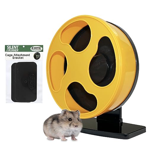 Silent Runner Wheel - 9" Regular - Exercise Wheel (Yellow) - color: Yellow