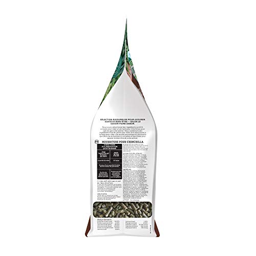 Oxbow Animal Health Garden Select Chinchilla Food, Garden-Inspired Recipe for Chinchillas of All Ages, Vitamin & Mineral Rich Pet Food Pellets, Non-GMO, Made in USA Hay, 3 Pound Bag