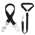 SunGrow Dog Seatbelt & Leash, Universal Vehicle Seatbelt Harness for Car Headrest, Pet Travel Essential, Adjustable Lead, Black Nylon, 19”-31” & 14-19” x 17-30”, 2 Pcs. Per Pack - color: Black Adjustable Seatbelt & Leash