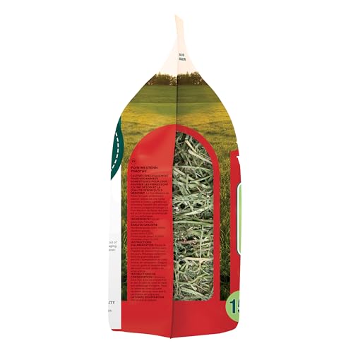 Oxbow Western Timothy Hay, Rabbit & Guinea Pig Hay, High Fiber, USA, 15 oz | Oxbow Timothy Hay, Bunny Hay For Rabbits, Guinea Pigs, Bunnies and Chinchillas, Hand-Sorted, De-Dusted, Made in USA - size: 15 Ounce (Pack of 1)