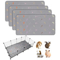 4Pcs Guinea Pig Cage Liners,Guinea Pig Fleece Cage Liners24''X48'' Super Absorbent Washable Pee Pads Reusable for Rabbit Hamster Chinchilla - size: 12 In 2x4(24" x 48") 4Pack