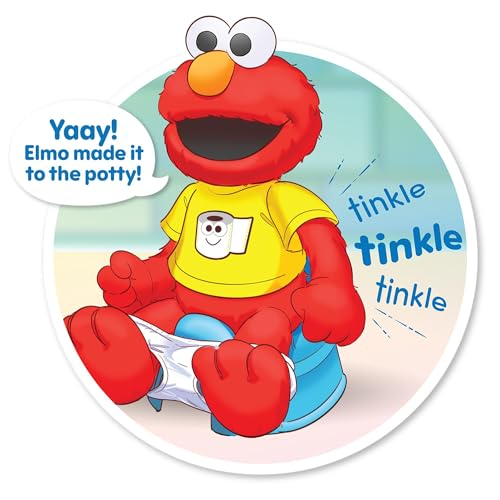 Sesame Street Potty Time Elmo 12-Inch Sustainable Plush Stuffed Animal