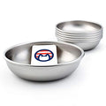 Stainless Steel Cat Bowls for Food & Water by Americat – Made in USA – Dishwasher Safe, Human Grade, Whisker Friendly Dishes (6 Bowls) - size: 6 Bowls