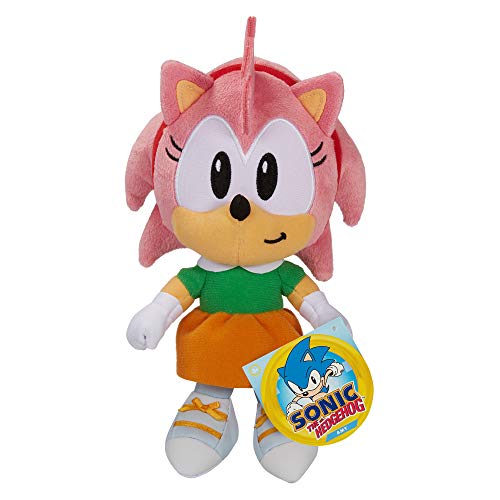 Sonic The Hedgehog Amy 7-Inch Plush Collectible Stuffed Figure - color: Amy
