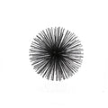 Modern Day Accents 5351 Erizo Spiked Medium Black Sphere, 8" D - color: Black, size: Medium