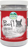 Oxbow Poof! Chinchilla Dust Bath,100% Natural Blue Beauty Dust for Chinchillas,Degus,Gerbils,and Hamsters,Small Animal Grooming,Natural Dusting Powder,2.5 lbs Jar,(Pack of 6) - size: 2.5 Pound (Pack of 6)