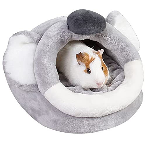 LEFTSTARER Guinea Pig Rat Bed and Hideout for Ferret Hedgehog Sleep and Hide, Hamster Small Pet Animals Supplies Toy Cage Accessories Nest - color: 6.Koala-L