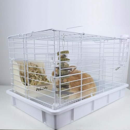 Pet Cage Liner Protection, Rabbit Cage Plastic Panels, 12 PCS Cage Urine Guard for Rabbit, Guinea Pig, Hamster, Hedgehog, Chinchilla, Ferret, Bunny - Transparent, 11.8"x7.9" - size: 12PCS,11.8"x7.9"