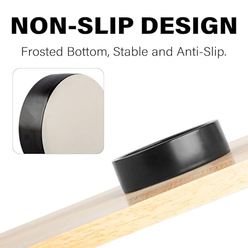 2 Pack Ceramic Bowls for Syrian Hamster & Hedgehog, 3.9" Diameter, Shallow Chew-Proof Dish, Non-Slip Base, Easy to Clean (White + Black)