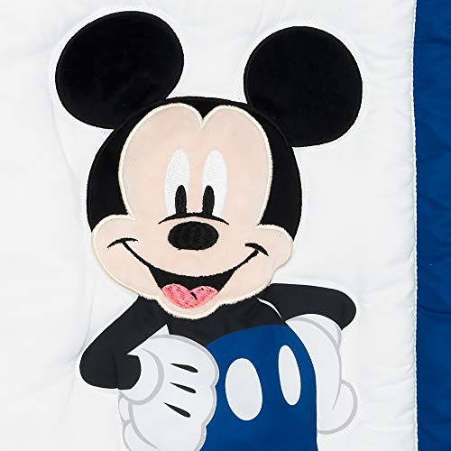 Lambs & Ivy Disney Baby Forever Mickey Mouse 3-Piece Blue Crib Bedding Set - color: Forever Mickey Mouse