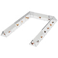 Garvee Chicken Tunnels for Outside with Corner Frames, Large Metal Chicken Runs with Weather-Resistant Cover, Easy to Setup, Portable Poultry Cage for Hens, Ducks, Rabbits (238.2x161.4x24.2 inch) - size: 40.9"L x 29.7"W x 2.8"H