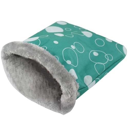 Plush Reptile Sleeping Bag Cozy Plush Sleeping Bag Lizard Hammock Soft Cushion, for Bearded Dragon, Hamster, Lizard, Gecko Sleeping Bag, Reptile and Other Small Animals (Color Random, 1Pcs)