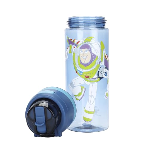 Bioworld Toy Story Buzz Lightyear 24 oz Navy Blue Plastic Water Bottle - color: Toy Story Buzz Lightyear Blue